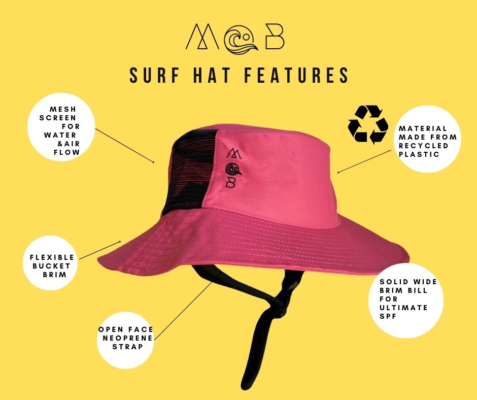 MOB Eco-Surf/Outdoor Hat in Paddle in Pink